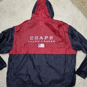Chaps Ralph Lauren Polo Jacket Windbreaker Vtg XL